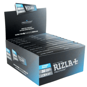 Rizla Precision Black Ultra Thin Kingsize Slim COMBI Rolling Paper Tip Eco-Slim