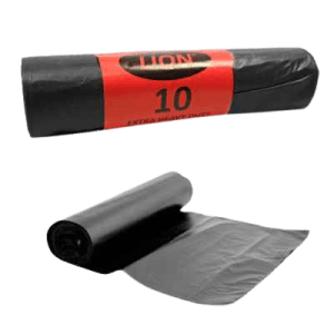 Black Sacks On Rolls 10s X 20 Extra Heav